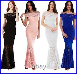 10 Goddiva Quality Maxi Evening Christmas Dresses Wedding Prom Wholesale Job lot