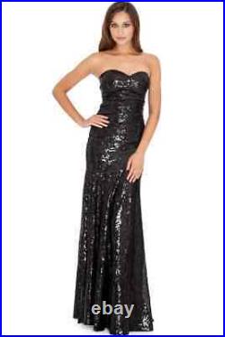 10 Goddiva Quality Sequin Maxi Evening Dresses Wholesale Job lot Mixed Sizes