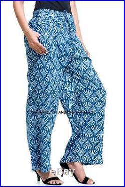 10 Pcs Wholesale Lot Indian Cotton Harem Yoga Pants Women Baggy Genie Plazo Pant