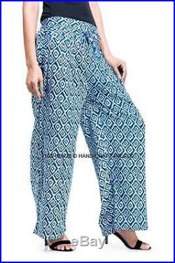 10 Pcs Wholesale Lot Indian Cotton Harem Yoga Pants Women Baggy Genie Plazo Pant