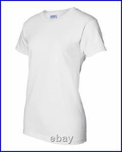 100 Gildan Ladies Ultra Cotton White T-Shirt 2000L Bulk Lot Wholesale XS-XL