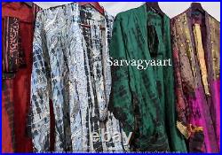 100% Handmade Silk Kimonos Silk Kimono Robe Tie dye silk kimono Wholesale kimono