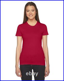 100 Ladies' Slim Fit T-Shirt BULK LOT Colors S M L Wholesale