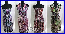 100 pcs wholesale bohemian dresses, beach dress bulk cheapShip From US/Canada
