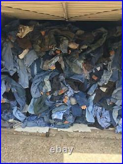 1000 Pcs Vintage Levi's Jeans Bulk Wholesale Job Lot Random Colours Sizes