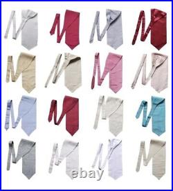 100x Joblot Wholesale Mens Wedding Evening Formal Cravats Menswear Hire Shop