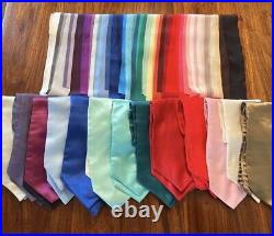 100x Joblot Wholesale Mens Wedding Evening Formal Cravats Menswear Hire Shop