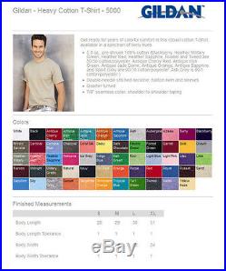 105 Gildan T-SHIRTS BLANK BULK LOT in Colors Plain S-XL Wholesale