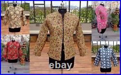10Pc Wholesale Lot Women Jacket Reversible Cotton Assorted Coat Handmade Blazer