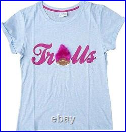 151x Trolls Official Womens T Shirts 7 Designs Job Lot Wholesale