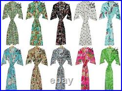 20 Pc Wholesale Women's Cotton Robe Casual Wear Nighty Long Summer Wear Gown