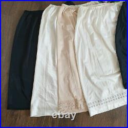 22 X Vintage Half Slip Skirts 80s 90s Wholesale Joblot Bundle Mixed Sizes