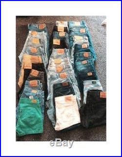 25/30x Pairs Grade B Wholesale Levi Reclaimed Denim Shorts Job Lot