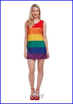 25 Adult Rainbow Dresses Pride LGBTQ+ Bulk Wholesale Job Lot