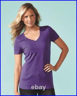 25 Blank NEXT LEVEL Women's Ideal V-Neck Shirt Wholesale Bulk Lot ok to mix S-XL