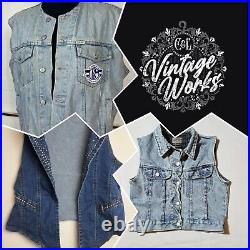 25 Denim Sleeveless Jackets Vest Waistcoat Vintage MIX Wholesale Clothing