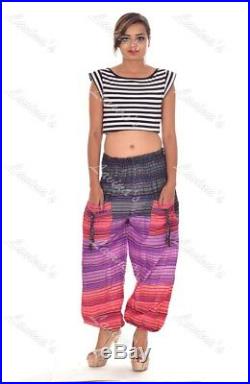 25 Pcs Wholesale Lot Harem Pants Cotton Printed Boho Hippie Baggy Gypsy Trousers