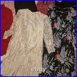 25+ Vintage Clothes Joblot Wholesale Bundle Dresses 50s 60s 70s 80s 90s