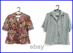 25 x Womens Vintage 80 90s Mixed Blouses/Shirts GRADE A Wholesale Job lot
