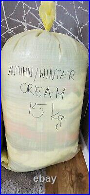 30kg Wholesale Second Hand Women's Clothing Autumn Winter Cream
