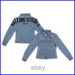 30x The Rolling Stones Official Womens Denim Jackets Job Lot Wholesale