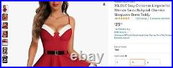 31 Bundle Wholesale RSLOVE Christmas Lingerie Santa Babydoll Dress over £1000
