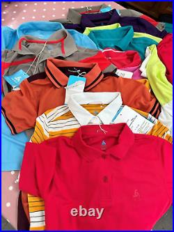 35 piece Wholesale job bulk lot closing down Odlo Womens Polo shirts Ladies golf
