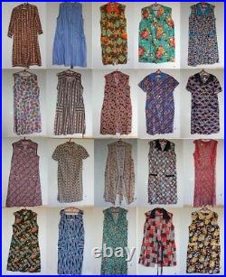 40 Apron Pinafore Dress House Robe Coat Wholesale Joblot Vintage L XL PHOTOS