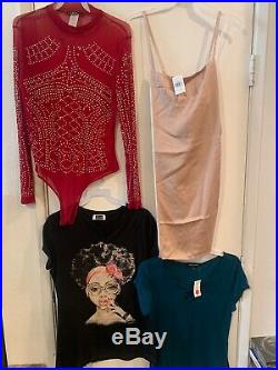 40 PC lot of women's clothing tops, dresses and more wholesale Resale Bulk