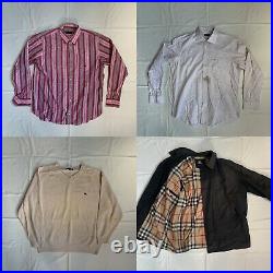 46 Item Vintage Burberry Clothing Wholesale Bundle Mens/Womens