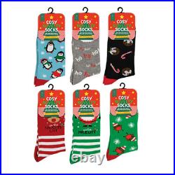 48 Pairs Womens Ladies Novelty Christmas Socks Bulk Wholesale Job Lot XMAS