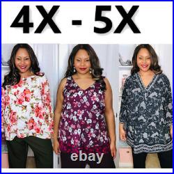 4X & 5X Women's Wholesale Bundle LOT Clothing Box PLUS Size Lot RESELL