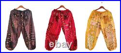 5 Pcs Lot Patchwork Harem Pants, Assorted Color Mix Wholesale Lot Harem UNISEX