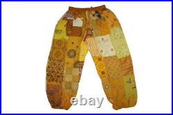 5 Pcs Lot Patchwork Harem Pants, Assorted Color Mix Wholesale Lot Harem UNISEX