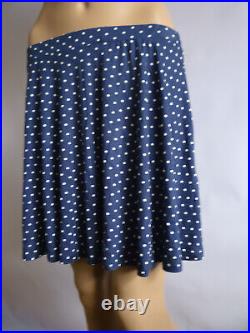 50 ASOS Polka Dot Spot Dot Dotted Skirt in Blue New Wholesale Bulk Job Lot 8 10