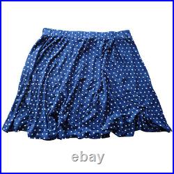 50 ASOS Polka Dot Spot Dot Dotted Skirt in Blue New Wholesale Bulk Job Lot 8 10