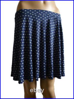 50 ASOS Polka Dot Spot Dot Dotted Skirt in Blue New Wholesale Bulk Job Lot 8 10