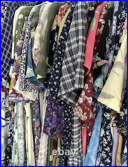 50 Items Vintage Clothing Wholesale Job Lot Womens Mixed Clothing