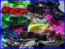 50 Victoria's Secret Love Pink line panty thongs wholesale bulk order lot mix