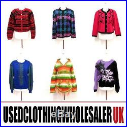 50 Women's Vintage Knitwear MIX Jumpers Cardigans Wholesale Clothing Fashion