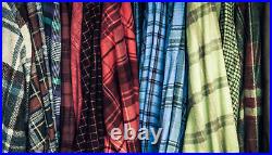 500pcs Flannels Vintage Shirts Wholesale Random Brand Colours Sizes Unisex