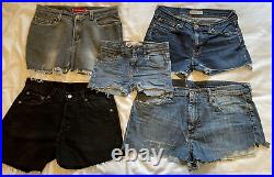 56x High-Quality Ladies Levi Shorts/Hot Pants. Various sizes+styles. Wholesale