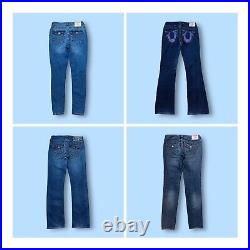 65pcs Vintage Wholesale True Religion Jeans Bundle Job Lot