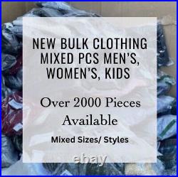 All Brand New! Wholesale Bulk Clothing Men's Women's Kid's Vintage & Plus Size