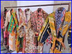 Assorted Vintage Kantha Jacket Kimono Lot Wholesale Winter Windbreaker Robe