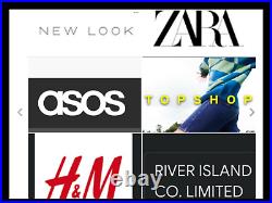 BNWT Joblot Wholesale Dress Tops Jeans Skirts Zara River Island H&M Next & More