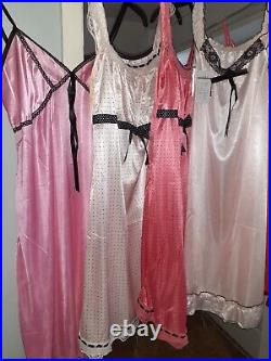 BNWT Wholesale Joblot Resale 28 Sexy Satin Chemise fit Size 10 To 14 Carbooters