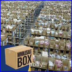 BOX OF 100 Mix Womens Mens Clothing Items Joblot Wholesale Clearance Stock