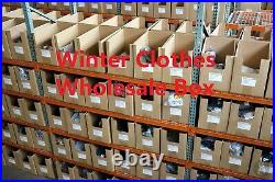 BOX OF 20 -100 Mixed Unbranded NEW Winter Clothing Joblot Wholesale Clearance