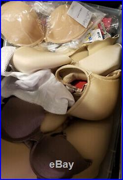 Bra Lot of 40 pc Mixed Famous Maker Bras Wholesale NEW NWOT Playtex Bali & More